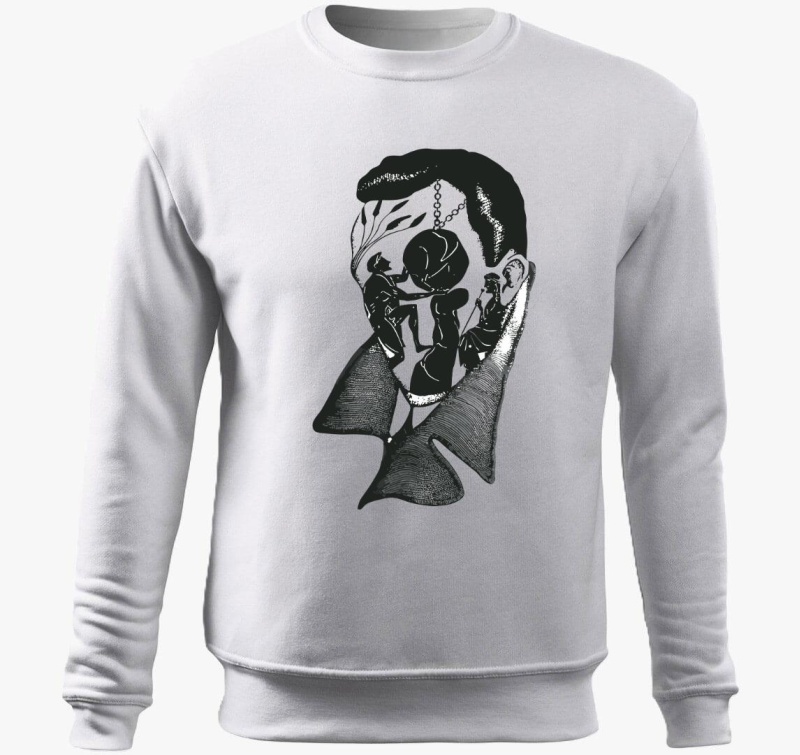 Arc sziluett pulover s kapuco