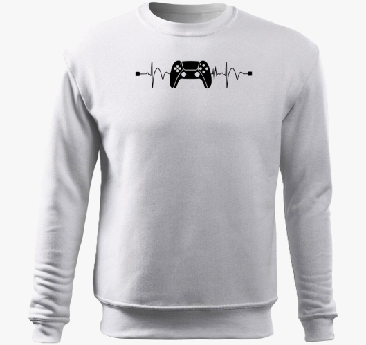 Gaming love pulover s kapuco