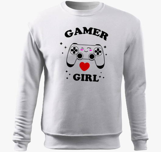 Gamer girl joytick pulover s k...