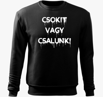 Csokit v csalunk pulover s kapuco