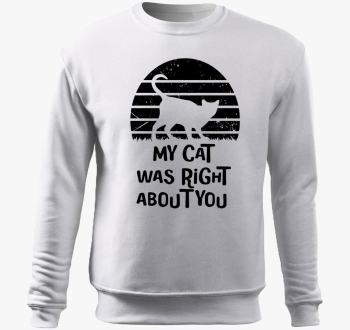 my cat right pulover s kapuco