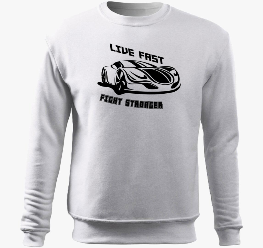Live fast 4 pulover s kapuco