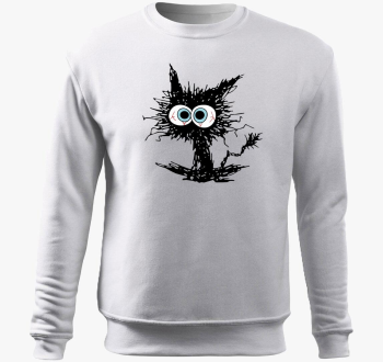 Black cat meme pulover s kapuco