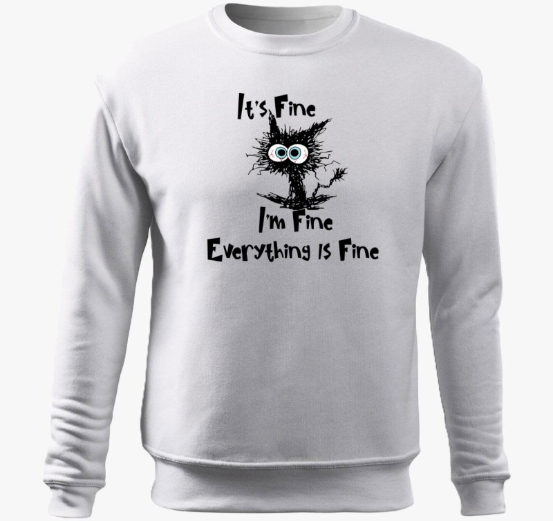 CAT FINE pulover s kapuco