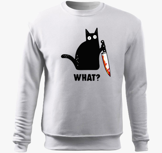 cat knife pulover s kapuco