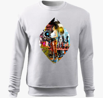 Portal 2 cover pulover s kapuco