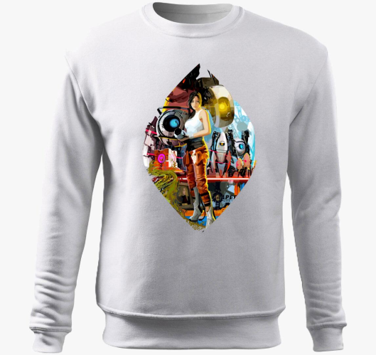 Portal 2 cover pulover s kapuc...