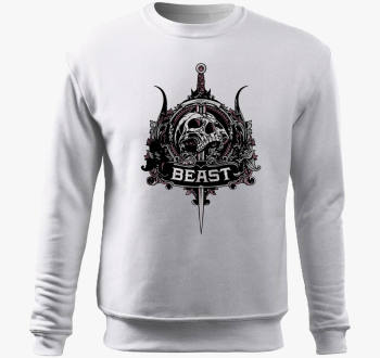Beast skull pulover s kapuco