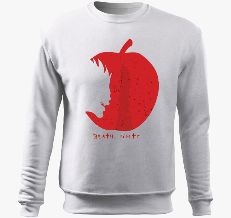 Deathnote apple silhouette pulover s kapuco