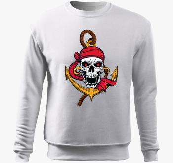 Pirate skull 2 pulover s kapuco