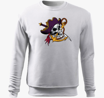 Pirate skull 4 pulover s kapuco