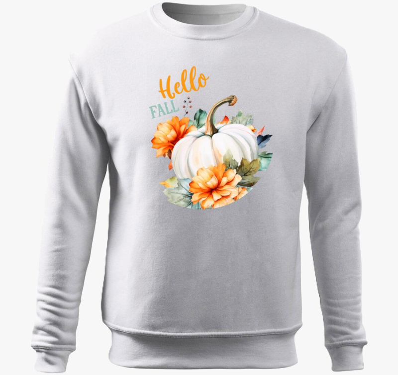 hello fall pumpkin pulover s kapuco
