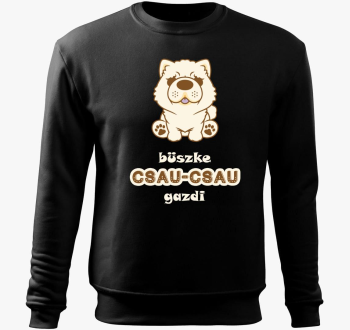 Bela csaucsau pulover s kapuco