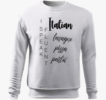 fluent italian pizza pulover s kapuco