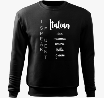 fluent italian ciao pulover s kapuco