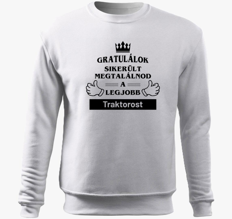 legjobb traktorost pulover s kapuco