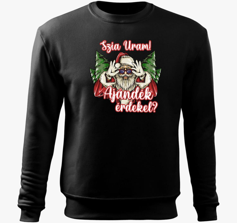 Szia uram pulover s kapuco