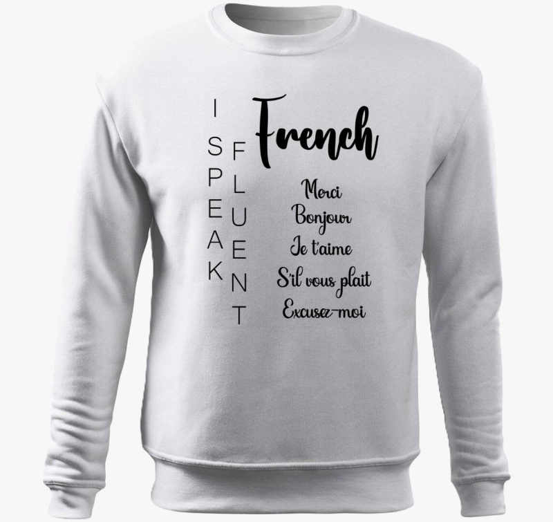 fluent french pulover s kapuco