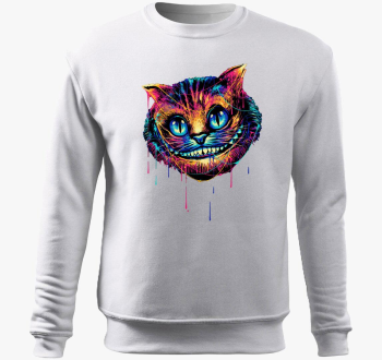 Colorful cat face pu...