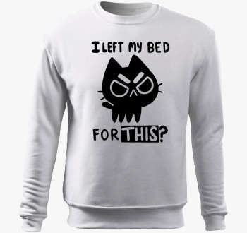 I left my bed pulover s kapuco