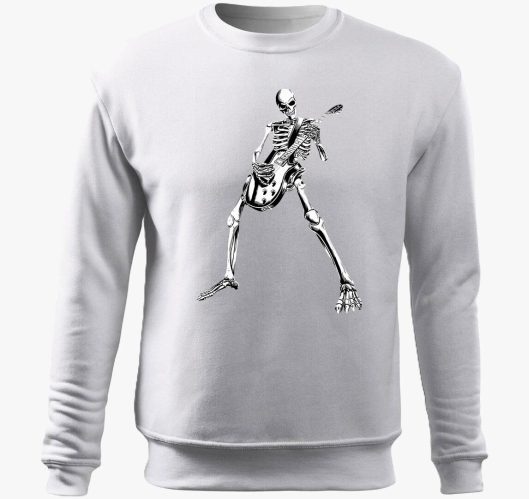 Skeleton metal pulover s kapuc...