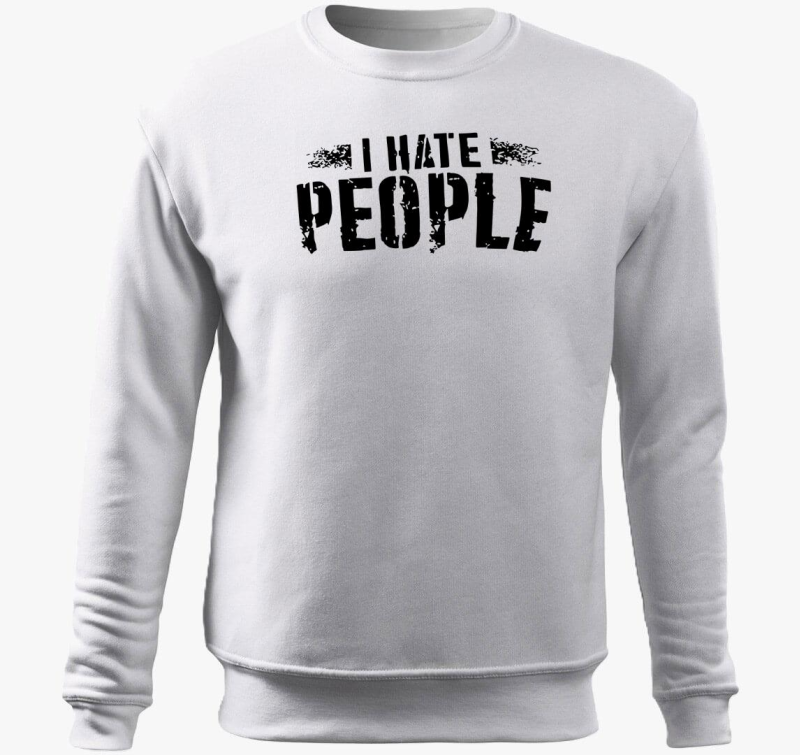 I hate people pulover s kapuco