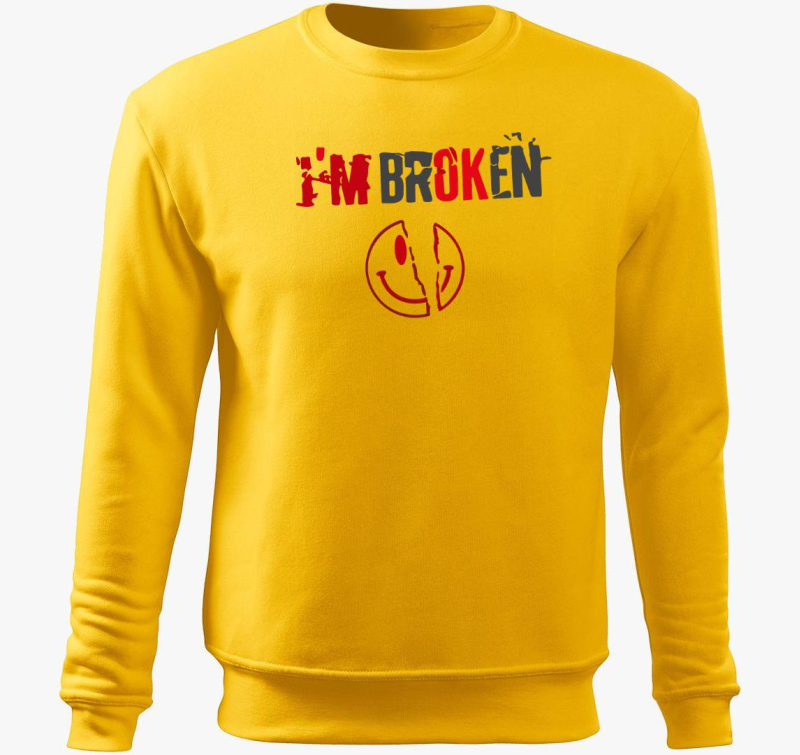 Im broken pulover s kapuco