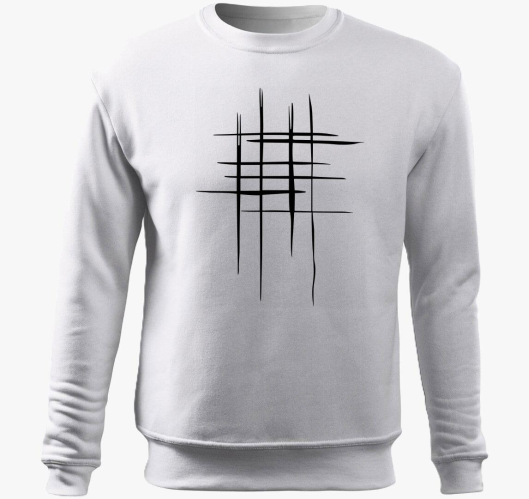 Multi hashtag pulover s kapuco