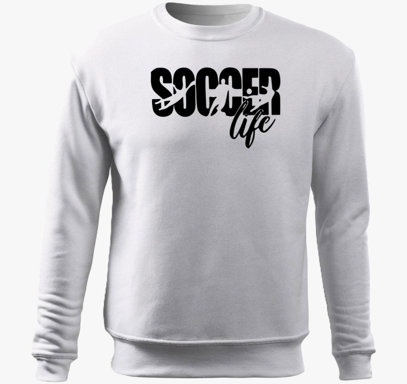 Soccer life pulover s kapuco