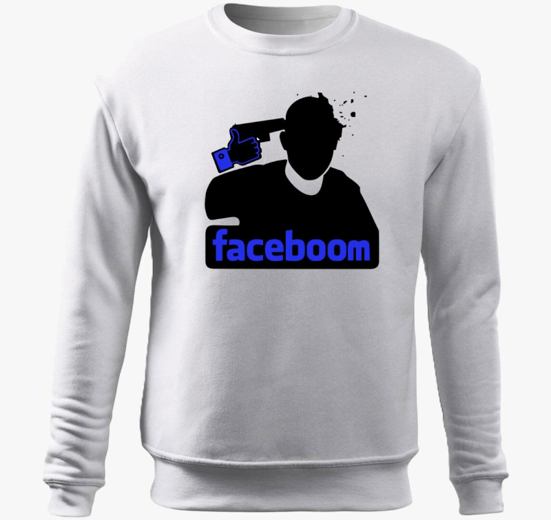 Faceboom pulover s kapuco