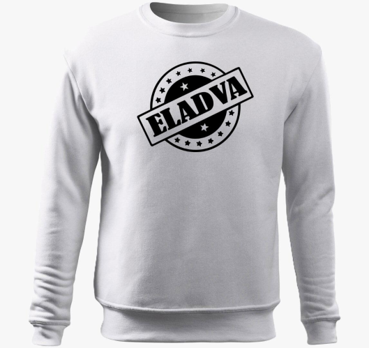 Eladva pulover s kapuco