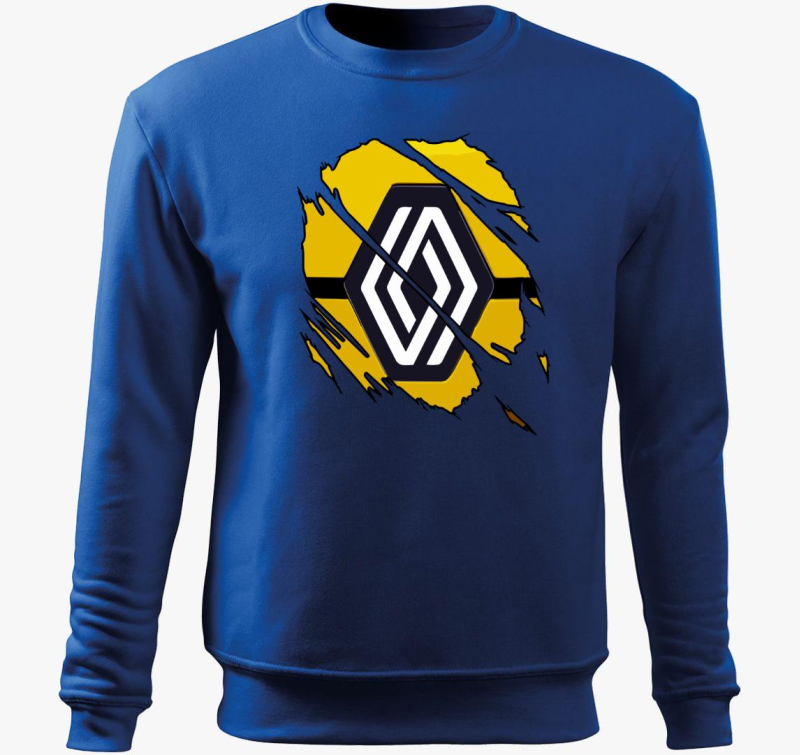 Repedezett Renault pulover s kapuco