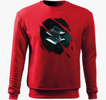 Repedezett Suzuki pulover s kapuco