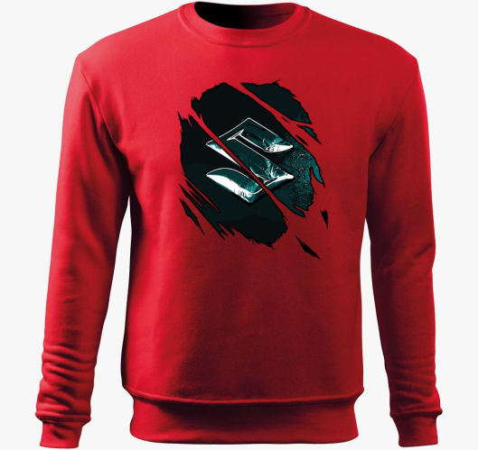 Repedezett Suzuki pulover s ka...