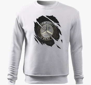 Repedezett Mercedes Benz pulover s kapuco