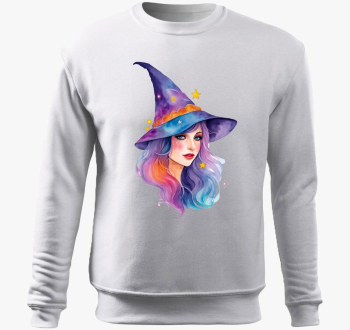 Vijolična boszi pulover s kapuco