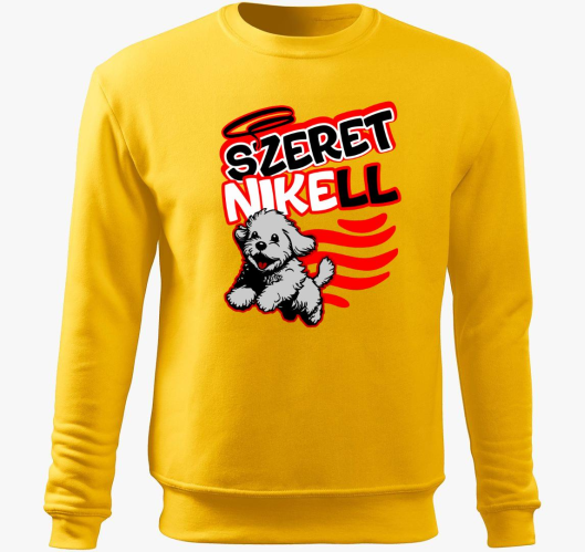 Szeretni kell kutyusos pulover...