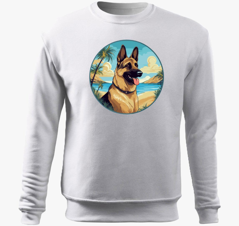 German Sheperd pulover s kapuco