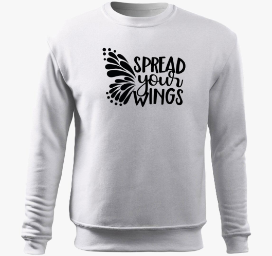 Spread wings pulover s kapuco
