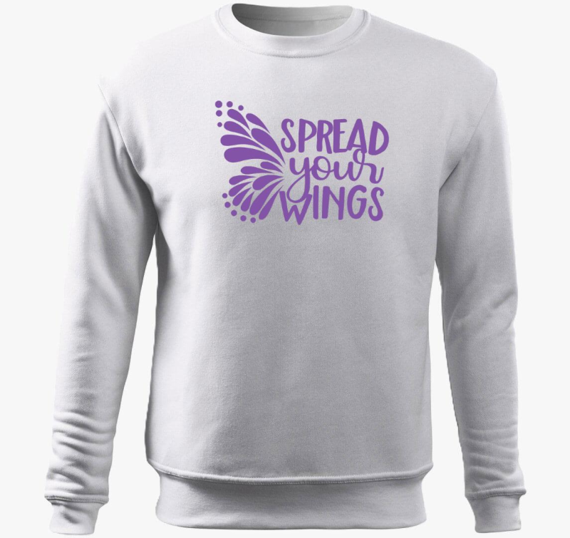 Spread wings vijolična pulover s kapuco