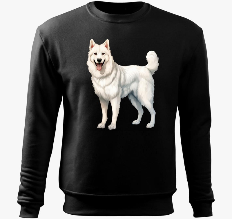 bela pulover s kapuco