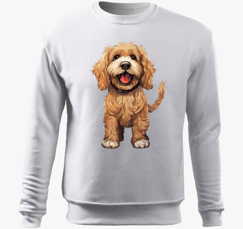 Cockapoo pulover s kapuco