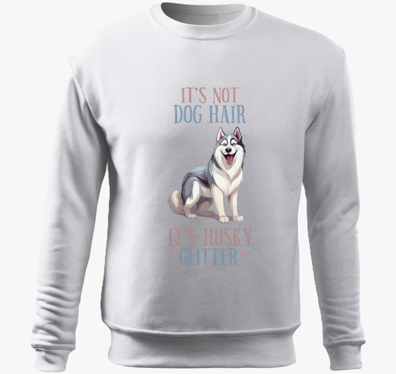 husky glitter pulover s kapuco