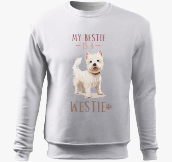 bestie westie pulover s kapuco