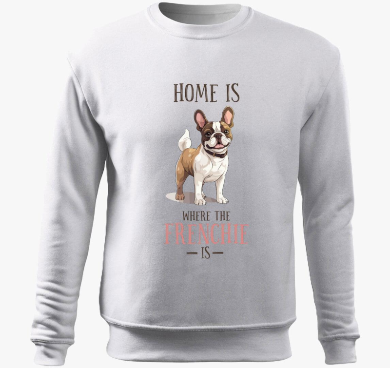 frenchie home pulover s kapuco