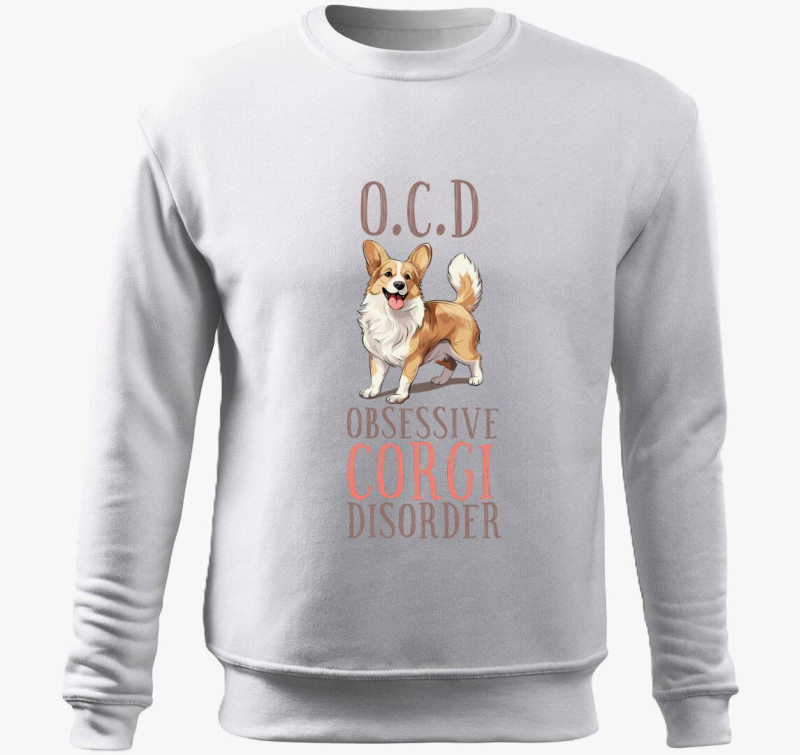 corgi OCD pulover s kapuco