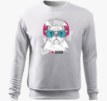 frenchie music pulover s kapuco