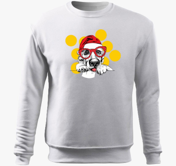 Santa dog pulover s kapuco