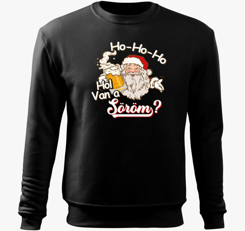 Ho ho hol je pulover s kapuco