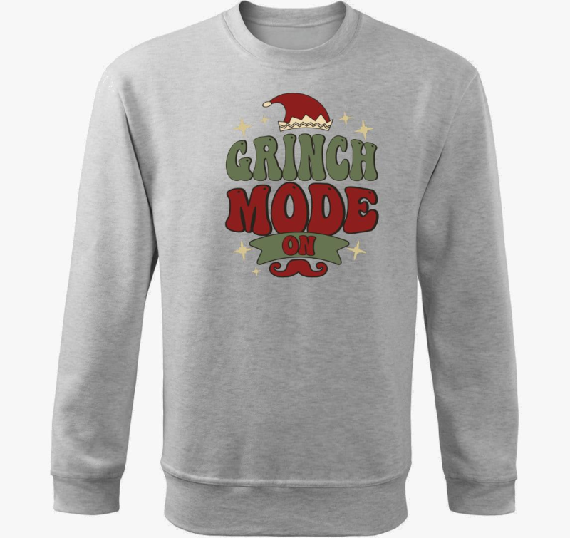 Grinch mode on pulover s kapuco